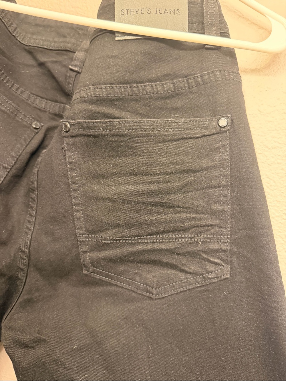 Steve’s Jeans Men’s Black Stretch Denim | 32/30 - Picture 5 of 6